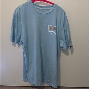 light blue vans t-shirt